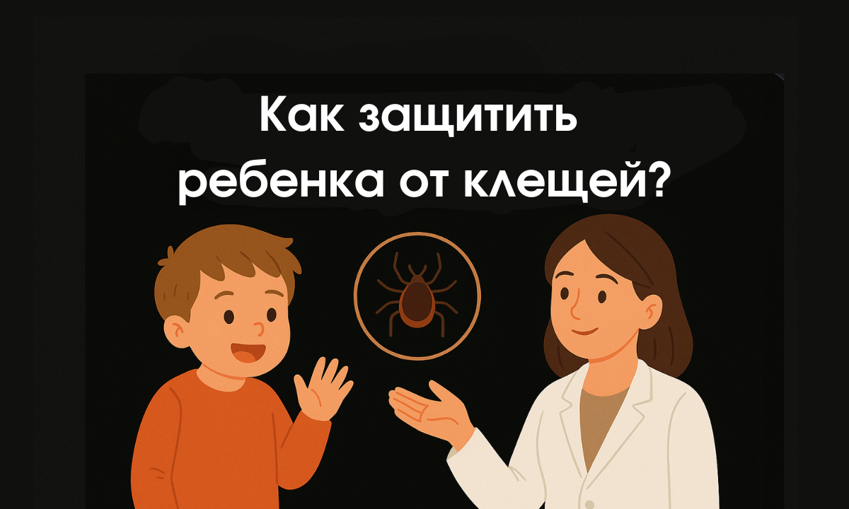 Клещевая опасность: как защитить ребёнка и что делать при укусе
